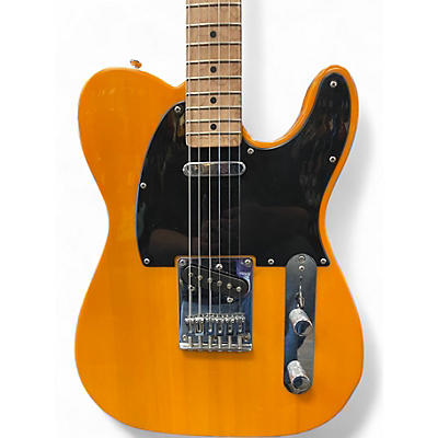 Used Squire TELECASTER AFFINITY SERIES ORANGE Solid Body Electric Guitar