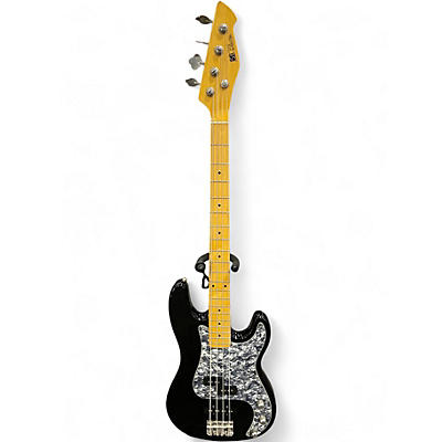 Used St. Blues PJ STYLE Black Electric Bass Guitar