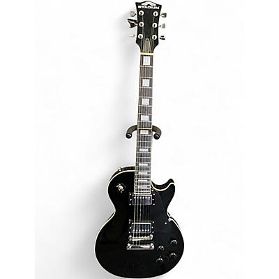 Used Stadium LP-Style HH Black Solid Body Electric Guitar