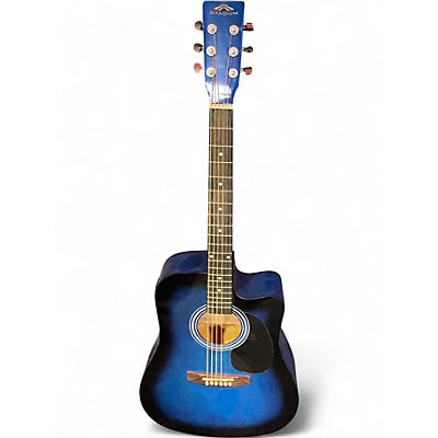 Used Stadium ST-D-42 Blue Acoustic Guitar