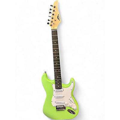 Used Stadium ST Style Green Solid Body Electric Guitar