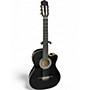 Used Stadium ST200CE Black Classical Acoustic Electric Guitar Black