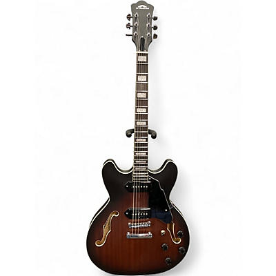 Used Stadium STGRWBKGCSP90 BROWN BURST Hollow Body Electric Guitar