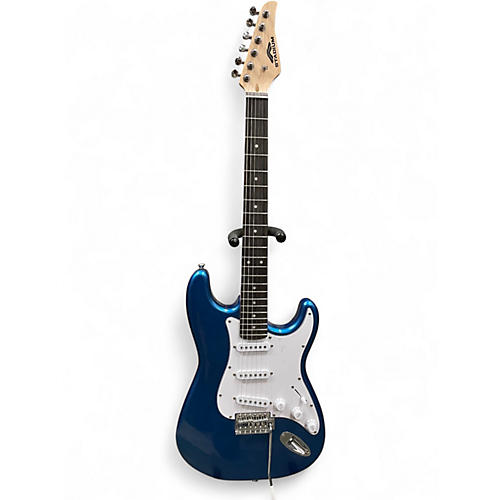 Used Stadium Strat Blue Solid Body Electric Guitar Blue