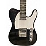 Used Stadium Tele-style Black Solid Body Electric Guitar Black