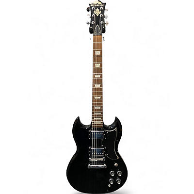 Used Stadium wt240 Black Solid Body Electric Guitar