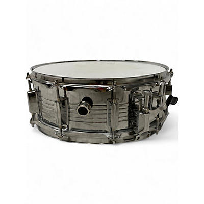 Used Stagg 14X4 snare Chrome Silver Drum