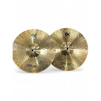 Used Stagg 14in EX HI HAT PAIR Cymbal