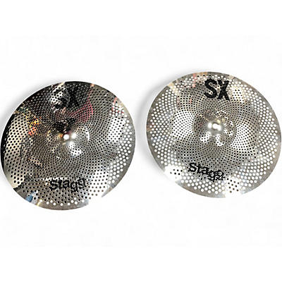 Used Stagg 14in HI HAT PAIR Cymbal