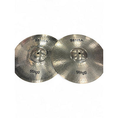 Used Stagg 14in Sensa Medium Hi-Hat Pair Cymbal