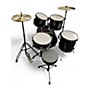Used Stagg 5 Piece TIM120B Black Drum Kit Black
