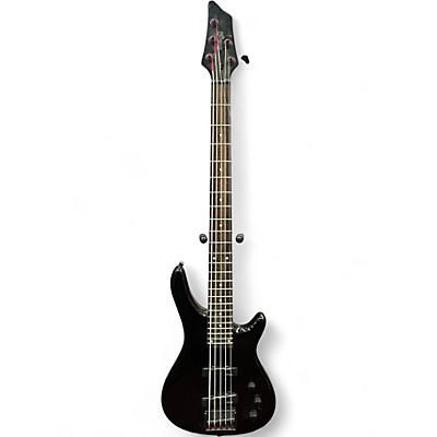 Used Stagg 5 String Bass Black Electric Bass Guitar