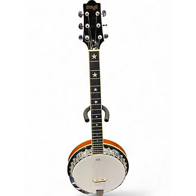 Used Stagg 6 STRING DELUXE BLUEGRASS BANJO Mahogany Banjo