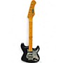 Used Stagg 6507gtr Black and Silver Solid Body Electric Guitar Black and Silver