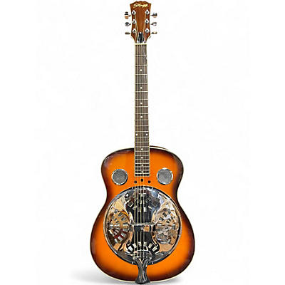 Used Stagg Dobro Vintage Sunburst Acoustic Guitar