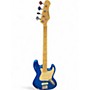 Used Stagg JAZZ BASS Blue Electric Bass Guitar Blue