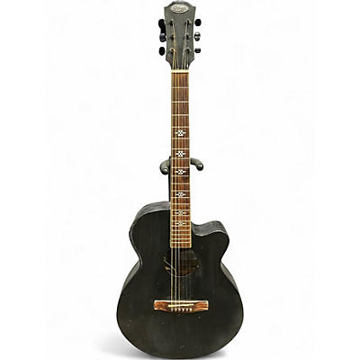 Used Stagg Miscellaneous Black Acoustic Electric Guitar