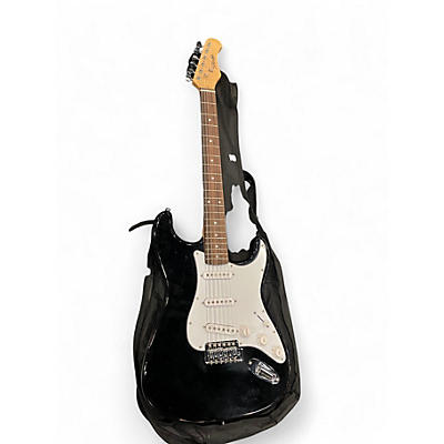 Used Stagg S-Type Black Solid Body Electric Guitar