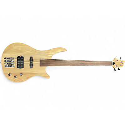 Used Stagg SBF-40 NAT FL Fusion Natural Electric Bass Guitar