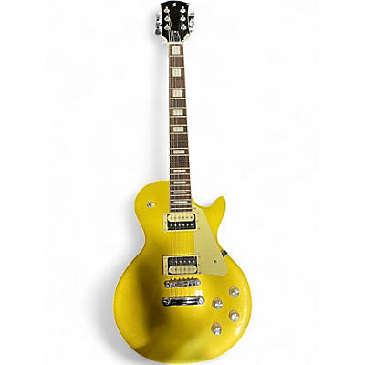 Used Stagg SEL-STD Standard L Series Goldtop Solid Body Electric Guitar