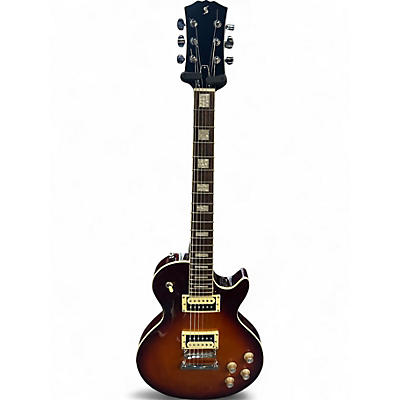 Used Stagg SEL Standard Brown Sunburst Solid Body Electric Guitar