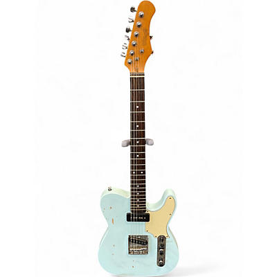 Used Stagg SET-CST Sky Blue Solid Body Electric Guitar
