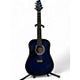 Used Stagg Used Stagg SW201 Blue Acoustic Guitar Blue