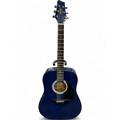 Used Stagg SW203TB Royal Blue Acoustic Guitar