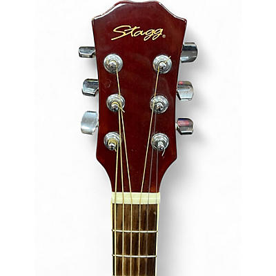 Used Stagg SW206CE-CS BROWN Acoustic Guitar