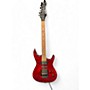 Used Stagg Z600 Flame Red Solid Body Electric Guitar Flame Red