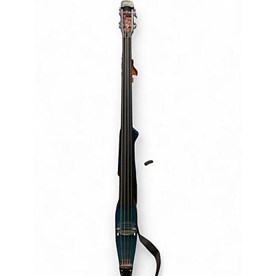 Used Stagg hdb200 Trans Blue Upright Bass