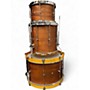 Used Standard 3 Piece Old Timer Amber Drum Kit Amber