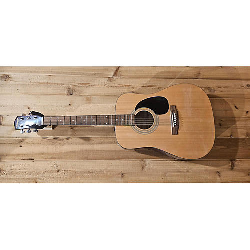 Starcaster by Fender Used Starcaster By Fender Acoustic Natural Acoustic Guitar Natural