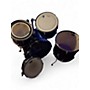 Used Starcaster by Fender 5 Piece STARCASTER DRUM SHELL SET Black Drum Kit Black