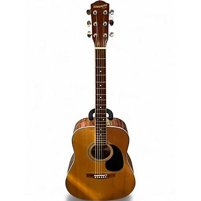 Used Starcaster by Fender Dreadnought Natural Acoustic Guitar