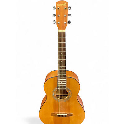 Used Starcaster by Fender MAS-1 Natural Acoustic Guitar