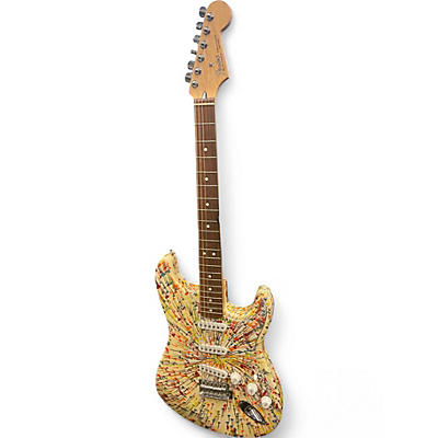 Used Starcaster by Fender STRATOCASTER SPLATTER Solid Body Electric Guitar