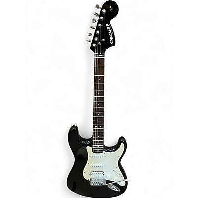 Used Starcaster by Fender Starcaster Black Hollow Body Electric Guitar