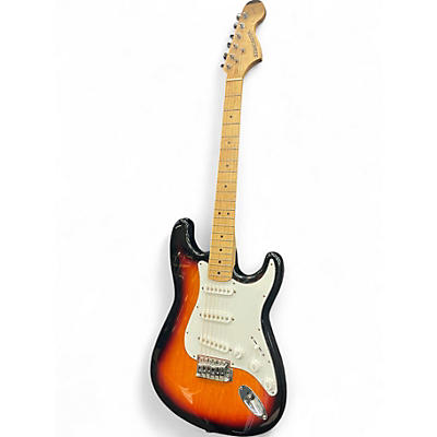 Used Starcaster by Fender Stratocaster 2 Tone Sunburst Solid Body Electric Guitar