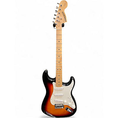 Used Starcaster by Fender Stratocaster 3 Color Sunburst Solid Body Electric Guitar