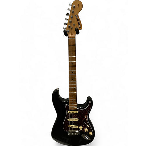 Starcaster by Fender Used Starcaster by Fender Stratocaster Black Solid Body Electric Guitar Black