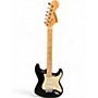 Used Starcaster by Fender Stratocaster Black Solid Body Electric Guitar Black