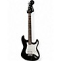 Used Starcaster by Fender Stratocaster Black Solid Body Electric Guitar Black