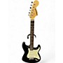 Used Starcaster by Fender Stratocaster Black Solid Body Electric Guitar Black