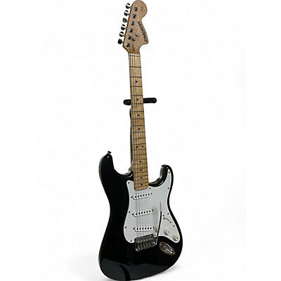 Starcaster by Fender Used Starcaster by Fender Stratocaster Black and White Solid Body Electric Guitar