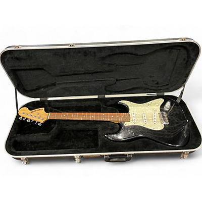 Starcaster by Fender Used Starcaster by Fender Stratocaster Black and White Solid Body Electric Guitar