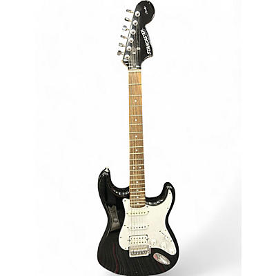 Starcaster by Fender Used Starcaster by Fender Stratocaster Black and White Solid Body Electric Guitar