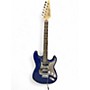 Used Starcaster by Fender Stratocaster Blue Solid Body Electric Guitar Blue