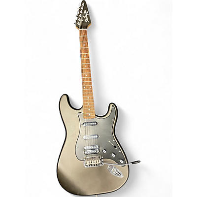 Used Starcaster by Fender Stratocaster Metallic Gray Solid Body Electric Guitar