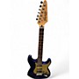 Used Starcaster by Fender Stratocaster Purple Solid Body Electric Guitar Purple